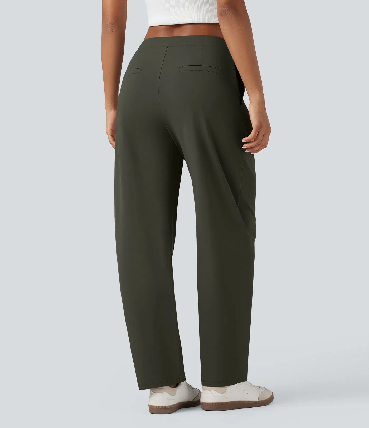 Pantalon Éclipse — Coupe Asymétrique & Taille Médiane