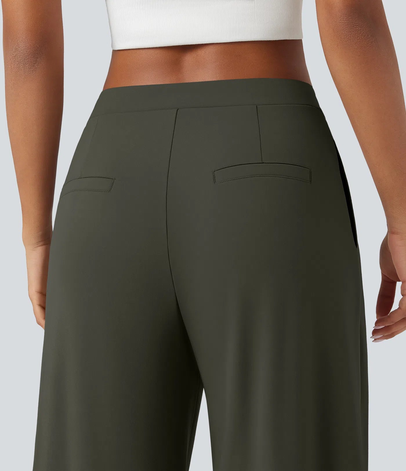 Pantalon Éclipse — Coupe Asymétrique & Taille Médiane